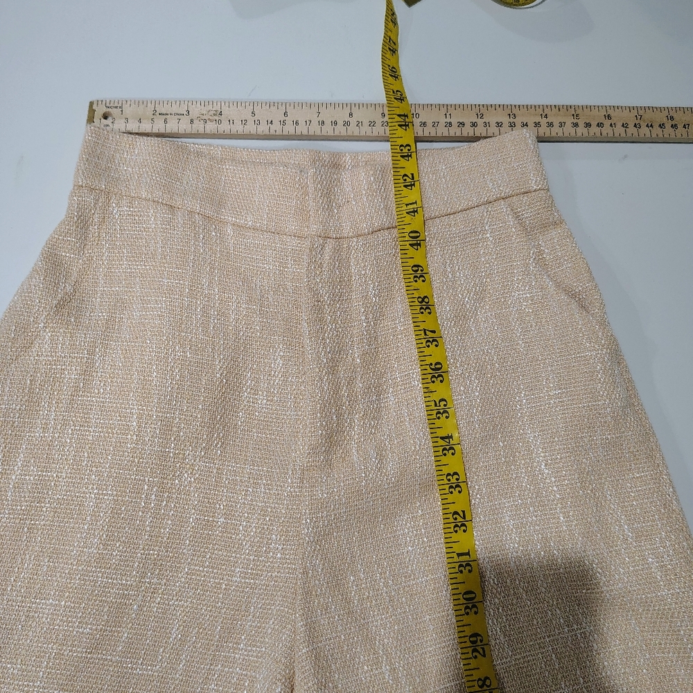 SHIEN Women's Tan Two Piece Wide Leg Pants Set Size M - Picture 7 of 16